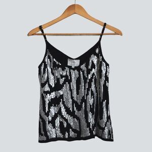 MADISON MARCUS Women's Sequine Silk Camisole Size XS